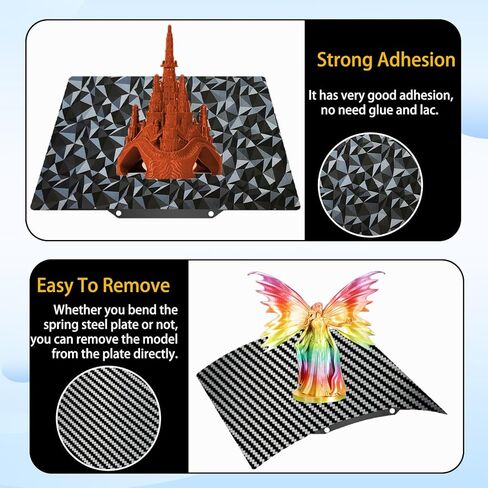 3D Printer Build Plate 235 x 235mm Spring Steel Print PEO PEI Surface Build Plate for Creatily K1/Ender-3 S1 /Ender-3 S1 Pro/Ender-3 V3 KE/Ender-3 V3 SE/Ender-5 S1 (Without Magnetic Base) in Kuwait