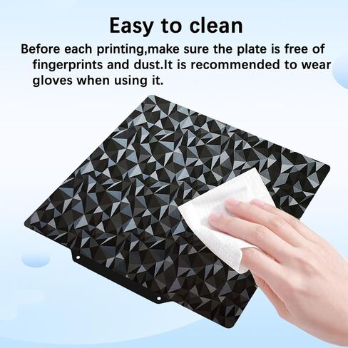 3D Printer Build Plate 235 x 235mm Spring Steel Print PEO PEI Surface Build Plate for Creatily K1/Ender-3 S1 /Ender-3 S1 Pro/Ender-3 V3 KE/Ender-3 V3 SE/Ender-5 S1 (Without Magnetic Base) in Kuwait