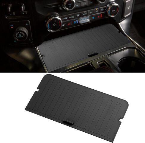 Upgraded Center Console Organizer for 2021–2025 Ford F-150 & 2022–2024 F-150 Lightning XLT with USB Hole – Hidden Storage Tray for Front Shifter Pocket | Keeps Your Console Clean & Organized in Kuwait
