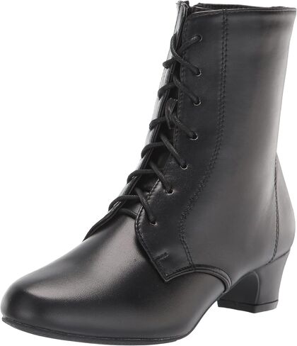 Angel Flex AmeriMark Jada Lace Up Ankle Boots Low Heeled Boots for Women Black 9.5 X-Wide US Women in Saudi Arabia