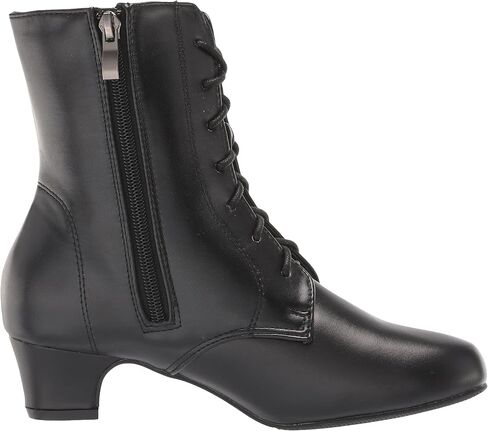 Angel Flex AmeriMark Jada Lace Up Ankle Boots Low Heeled Boots for Women Black 9.5 X-Wide US Women in Saudi Arabia