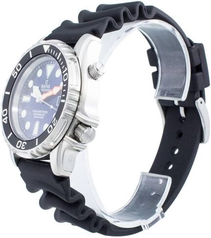 RATIO FreeDiver Helium Safe Dive Watch Stainless Steel Automatic Diver Watch 1000M Water Resistant Diving Watch for Men in Saudi Arabia