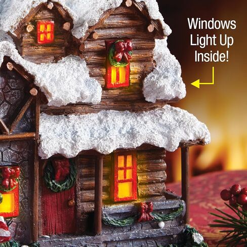 مجموعات إلخ، مبخرة كابينة عيد الميلاد للتدخين في الريف in Kuwait