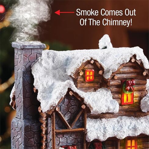 مجموعات إلخ، مبخرة كابينة عيد الميلاد للتدخين في الريف in Kuwait