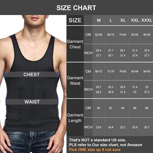 Men's Body Shaper Slimming Shirt Tummy Vest Compression Base Layer Slim Muscle Tank Top Shapewear in Saudi Arabia
