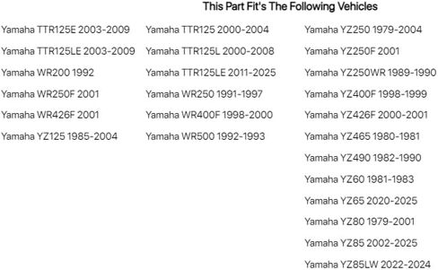 مفتاح قتل محرك Tusk متوافق مع Yamaha YZ250 1979-2004/YZ125 1985-2004 in Saudi Arabia