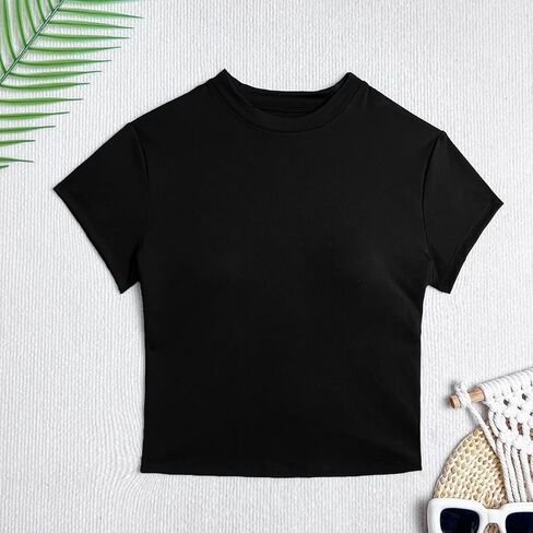 Ladies' Round-Neck Backless Short-Sleeved Fitness Yoga Vest in Saudi Arabia