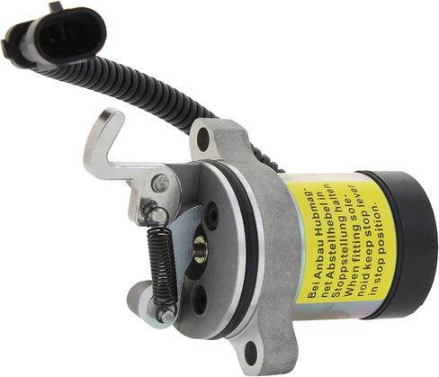 New Premium Deutz Fuel Shut - Off Solenoid 12V 2 Terminal Compatible with Deutz F3L F3M F4L F4M 1011 Engine Applications Replaces 0410-3808 0410-3812 0427-0581 4103812 4102390 4287583 32752 32752GT in Saudi Arabia