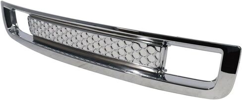 Grille Compatible With 2007-2013 GMC Sierra 1500 Denali, ABS Plastic Chrome Front Upper Grille + Lower Grill Guards By IKON MOTORSPORTS, 2008 2009 2010 2011 2012 in Saudi Arabia