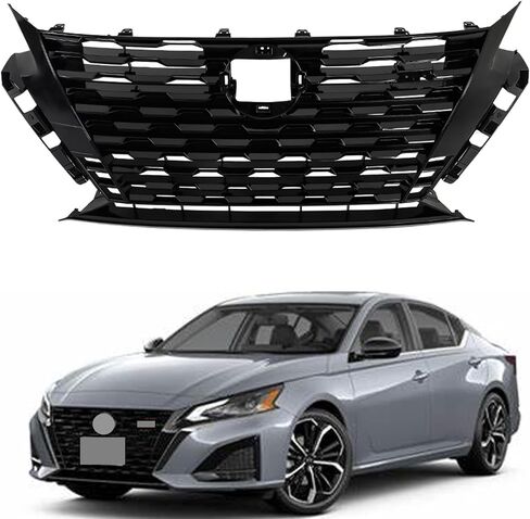 Mesh Grille Front Bumper Grill Black Kit Assembly Replacement for 2023 2024 Altima SR Sedan 4-Door in Saudi Arabia