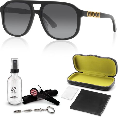 Gucci GG1188S Designer Sunglasses: Elegant Pilot Frame Eyewear with Premium eSHADES Kit - Epitome of Luxury and Style in Saudi Arabia