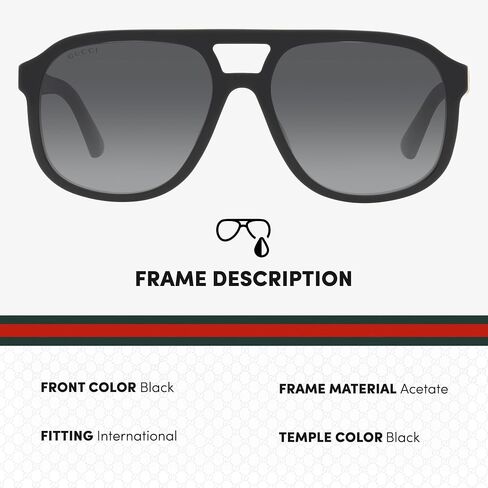 Gucci GG1188S Designer Sunglasses: Elegant Pilot Frame Eyewear with Premium eSHADES Kit - Epitome of Luxury and Style in Saudi Arabia