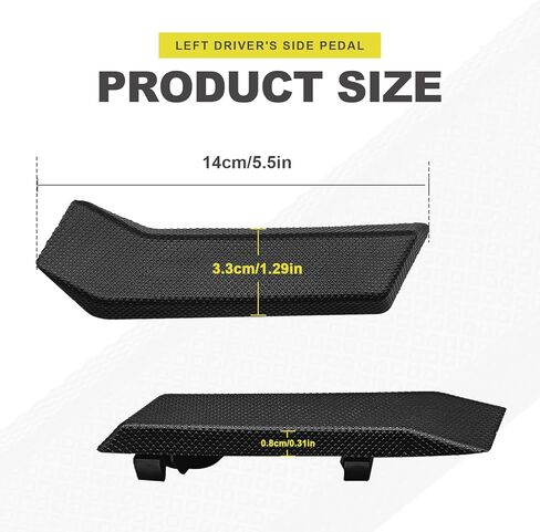 4 PCS Running Board Step Pad Grip Cover Left Driver Side - Compatible with Ford F150 (2015-2022) - OEM FL3Z16491DA in Saudi Arabia