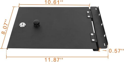 Hooke Road F150 Console Safe Lockbox Insert Extra Storage Compatible with Ford F-150 09-14 w/Flow-Through Center Console in Saudi Arabia