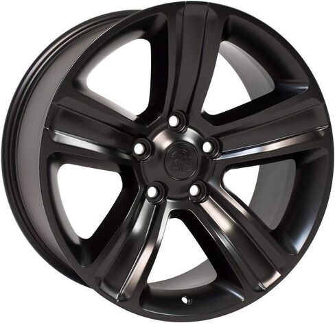 إطارات OE Wheels DG65 مقاس 20 بوصة تناسب طراز Ram 1500 5x139.7 20x9 أسود ساتان - هولاندر 2453 (1) in Saudi Arabia