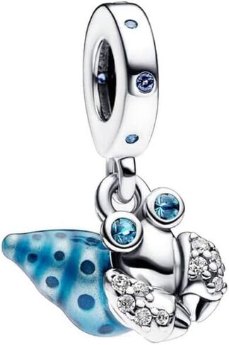 يتوهج في الظلام الناسك السلطعون استرخى سحر 925 فضة قلادة ، خرز للمجوهرات هدايا للنساء سوار وقلادة in Kuwait