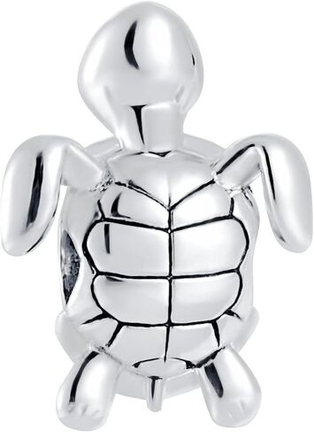 Blue Sea Turtle Charm for Bracelet Charm Compatible with Pandora Charm Bracelet Charms Seaturtle Animal Silver Heart Necklace Pendant in Saudi Arabia
