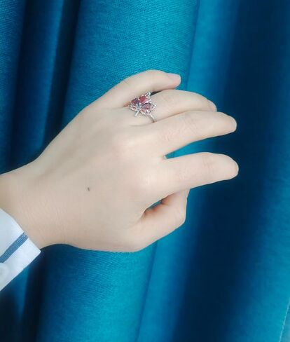 Modpide Stainless Steel Open Adjustable Autumn Maple Leaf Finger Ring for Women Thanksgiving Gift in Saudi Arabia