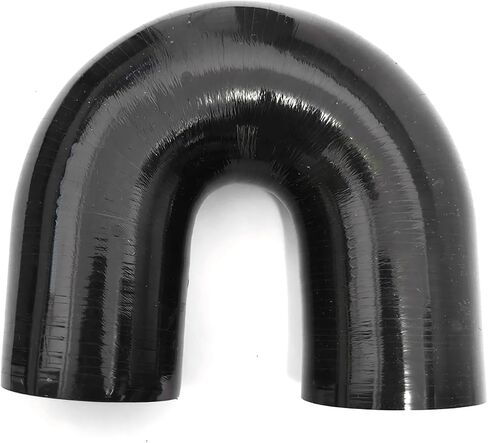 ID 2.5 "63 مللي متر 180 درجة U بيند شكل الكوع مقرنة خرطوم ارتفاع درجة الحرارة 4-Ply عززت خرطوم السيليكون الأحذية المدخول in Kuwait