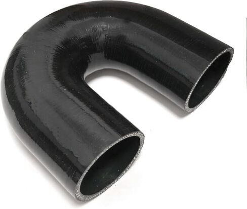 ID 2.5 "63 مللي متر 180 درجة U بيند شكل الكوع مقرنة خرطوم ارتفاع درجة الحرارة 4-Ply عززت خرطوم السيليكون الأحذية المدخول in Kuwait