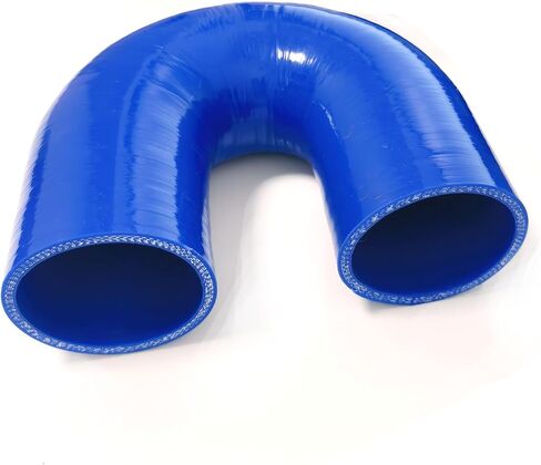 ID 2.5 "63 مللي متر 180 درجة U بيند شكل الكوع مقرنة خرطوم ارتفاع درجة الحرارة 4-Ply عززت خرطوم السيليكون الأحذية المدخول in Kuwait