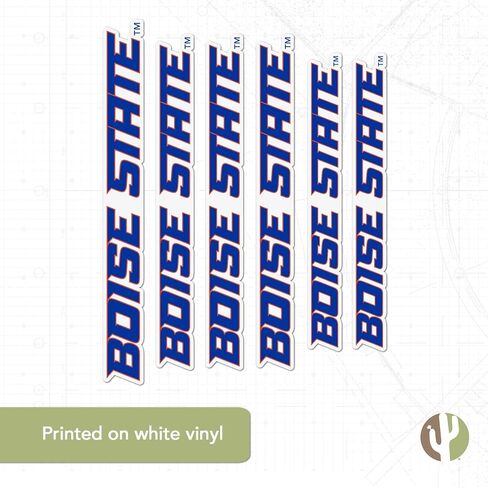 Desert Cactus Boise State University Broncos Stickers Vinyl Decals Laptop Water Bottle Car Scrapbook 11.38x8.94 Sheet T3 (Type 3-1) in Saudi Arabia