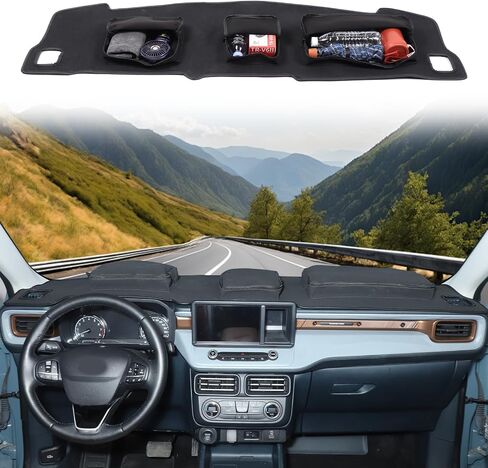 LLKUANG Dash Cover Mat Dash Mat Compatible with Ford Maverick 2022 Terylene Car Dashboard Cover Sun Shade Pad,Anti-Slip Dash Board Pad Accessories(Left Hand Drive) in Saudi Arabia