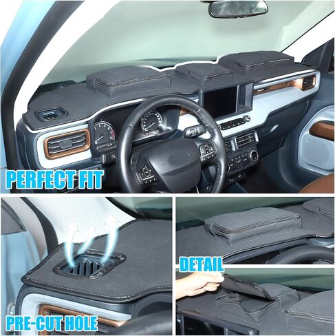 LLKUANG Dash Cover Mat Dash Mat Compatible with Ford Maverick 2022 Terylene Car Dashboard Cover Sun Shade Pad,Anti-Slip Dash Board Pad Accessories(Left Hand Drive) in Saudi Arabia