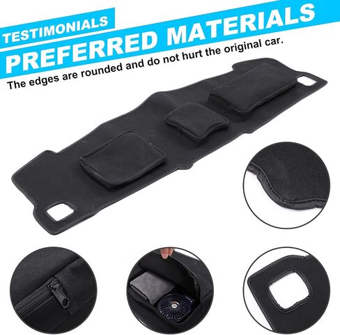 LLKUANG Dash Cover Mat Dash Mat Compatible with Ford Maverick 2022 Terylene Car Dashboard Cover Sun Shade Pad,Anti-Slip Dash Board Pad Accessories(Left Hand Drive) in Saudi Arabia
