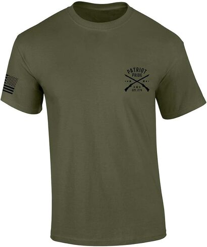 Patriot Pride Trump Hunting T-Shirt Trump Hunting Dog Mallard Short Sleeve T-Shirt in Saudi Arabia