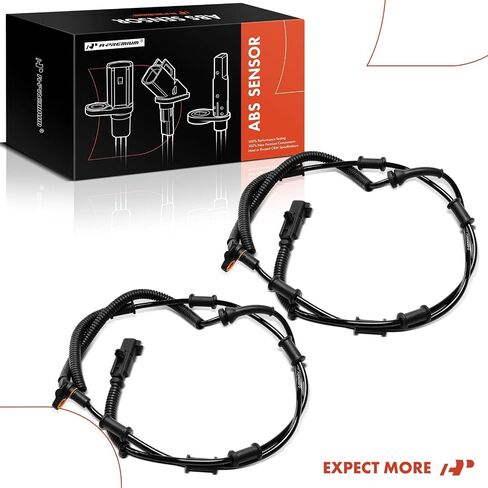 A-Premium 2PCS Front ABS Wheel Speed Sensor Compatible with Ram - 4500, 5500, 2019 2020 2022, 6.4L 6.7L in Saudi Arabia