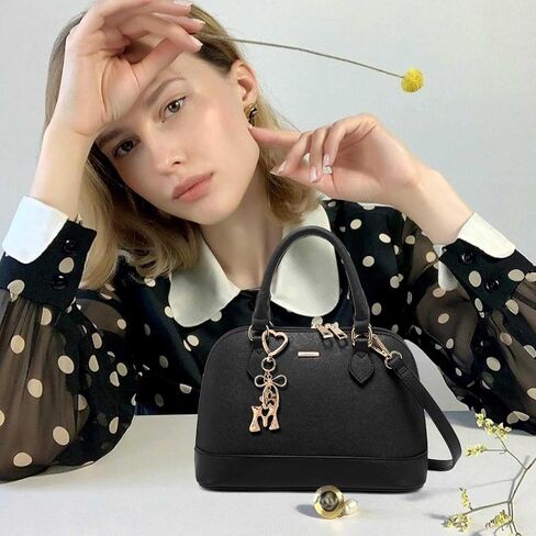 Gold Bubble Letter Bag Charms for Handbags Backpacks, Chunky Initial Keychain Gifts Purse Charm Accessories for Women Girls in Kuwait