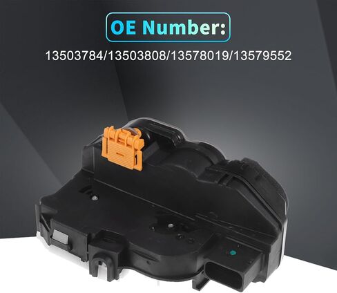 X AUTOHAUX Replacement Rear Right Passenger Side Power Door Lock Actuator Motor for GMC Terrain for Cadillac SRX 2010-2016 Door Latch Actuator Assembly No.13503784/13503808 Black in Saudi Arabia