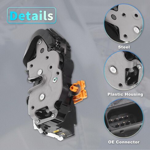 X AUTOHAUX Replacement Rear Right Passenger Side Power Door Lock Actuator Motor for GMC Terrain for Cadillac SRX 2010-2016 Door Latch Actuator Assembly No.13503784/13503808 Black in Saudi Arabia