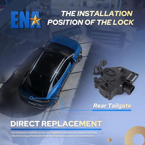 ENA 746-015 Rear Liftgate Trunk Latch Lock Actuator Compatible with 2000-2006 Chevy GMC Cadillac Vehicles Yukon Tahoe Yukon XL Suburban 1500 2500 Escalade ESV EXT Tailgate Replace 15250765 15199583 in Saudi Arabia