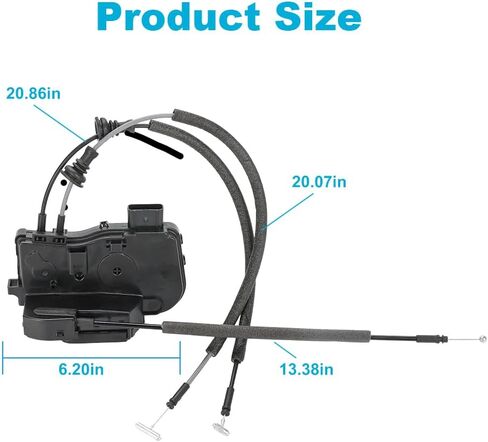 Rear Left Driver Side Door Lock Latch Actuator Assembly Compatible with Hyundai Sonata 2011-2014 Hyundai Sonata Hybrid 2011-2015 Door Lock Actuator Replacement for 81410-3S000 814103S000 in Saudi Arabia