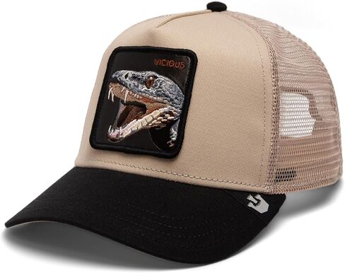 قبعة Goorin The Vicious Snake Trucker Hat، خشب الأبنوس، مقاس واحد للبالغين، للجنسين in Kuwait