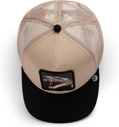 قبعة Goorin The Vicious Snake Trucker Hat، خشب الأبنوس، مقاس واحد للبالغين، للجنسين in Kuwait
