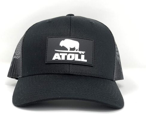 Atoll Trucker Hats - 7 Hole Snapback Closure Baseball Caps, Adjustable Strap, Breathable - One Size Fits Men Women in Kuwait