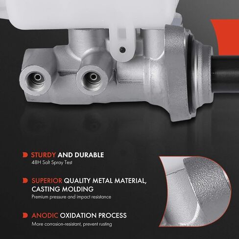 A-Premium Brake Master Cylinder with Reservoir and Sensor Compatible with Toyota Vehicles - Tundra 2007-2015/2017-2019, Sequoia 2008-2019 - Replace# 472010C070 in Saudi Arabia