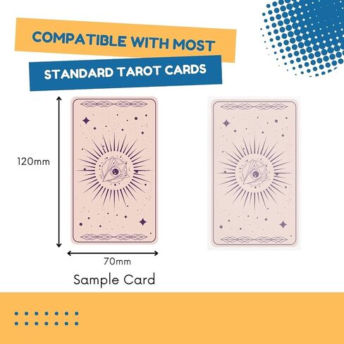 72x122 mm Tarot Card Sleeves – Premium Protective Card Sleeves for Standard Tarot Decks, Durable Clear Non-Glare Finish, Fits Most Tarot Cards in Kuwait