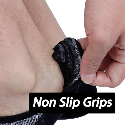 Mens No Show Socks Low Cut Ankle Short Sock Cotton Thin Casual Socks Non Slip for Loafer Flats Sneakers 3 Pairs in Saudi Arabia