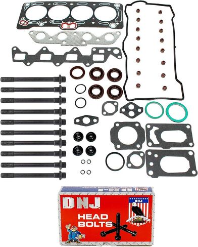 DNJ HGB920 Cylinder Head Gasket Set with Head Bolt Kit for 1988-1993 Geo Toyota Celica Corolla Prizm 1.6L L4 16V DOHC 1588cc in Saudi Arabia