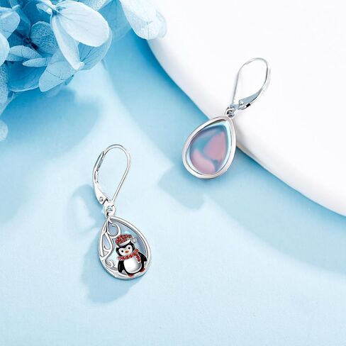 Christmas Earrings 925 Sterling Silver Drop Dangle Earrings for Women Xmas Leverback Earrings Jewelry Gift in Saudi Arabia