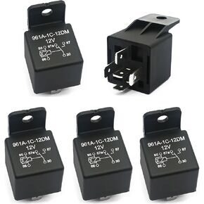 5 Packs 961A-1C-12DM Relay, 40A 12V 5 Pins, Automotive Relay in Kuwait