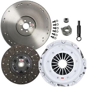 ClutchMaxPRO Performance Stage 2 Clutch Kit with Flywheel Compatible with 1968-1973 Ford Mustang 5.0L 302cu 1969-1973 Mustang Boss 302 351 Mach 1 Shelby GT350 5.8L 351cu with 164 RG (CP07127HDFW-ST2) in Saudi Arabia