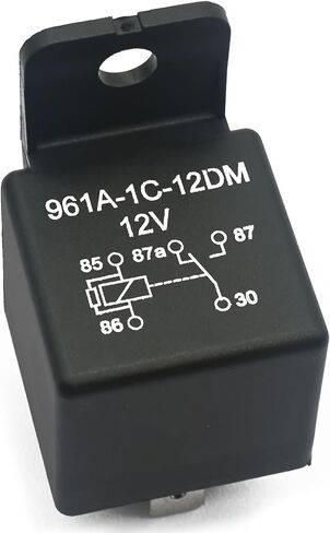 5 Packs 961A-1C-12DM Relay, 40A 12V 5 Pins, Automotive Relay in Saudi Arabia