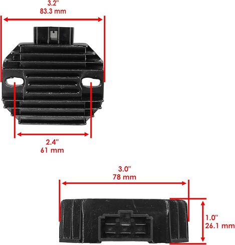 Caltric Regulator Rectifier Compatible with Kawasaki Mule 2500 Kaf620 Kaf-620 1994-2000 in Saudi Arabia