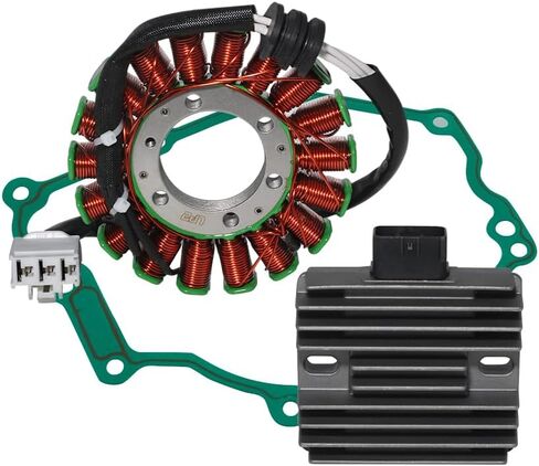 Stator Coil, Regulator Rectifier, Gasket Set Compatible with for Yamaha YZF R6 YZF600 R6 2006-2016, for Yamaha YZF R6 R6 50th Anniversary Edition 2006/2012, for Yamaha YZF R6 R6 with Flames 2008 in Saudi Arabia