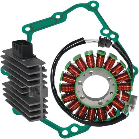 Stator Coil, Regulator Rectifier, Gasket Set Compatible with for Yamaha YZF R6 YZF600 R6 2006-2016, for Yamaha YZF R6 R6 50th Anniversary Edition 2006/2012, for Yamaha YZF R6 R6 with Flames 2008 in Saudi Arabia